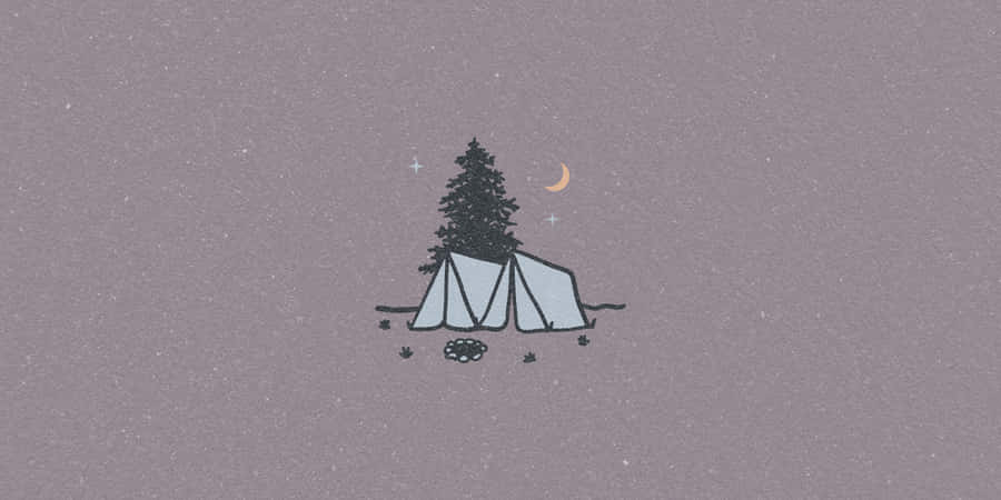 Minimalist Christmas Desktop Outdoors Wallpaper