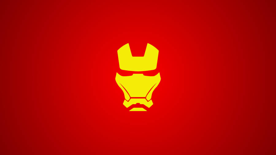 Minimalist Cool Iron Man Mask Wallpaper