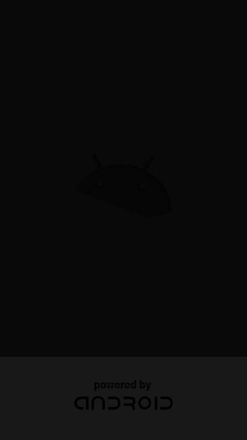 Minimalist Dark Android Logo Wallpaper
