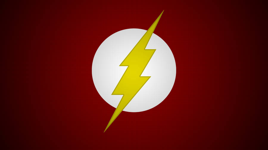 Minimalist Dark Red The Flash Logo Wallpaper