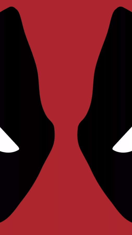 Minimalist Deadpool Logo Close Up Wallpaper