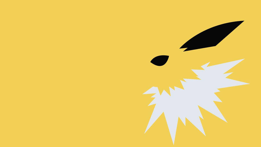 Minimalist Jolteon Wallpaper