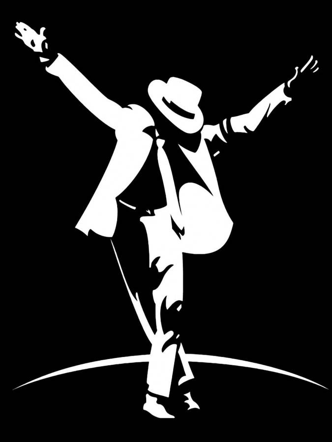 Minimalist King Of Pop Dance Wallpaper