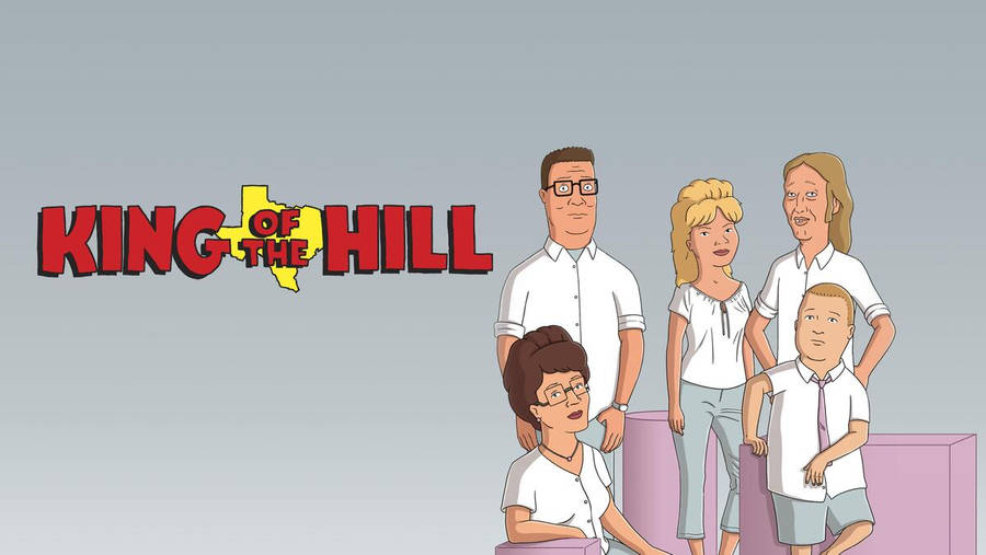 Minimalist King Of The Hill Family Portrait Wallpaper