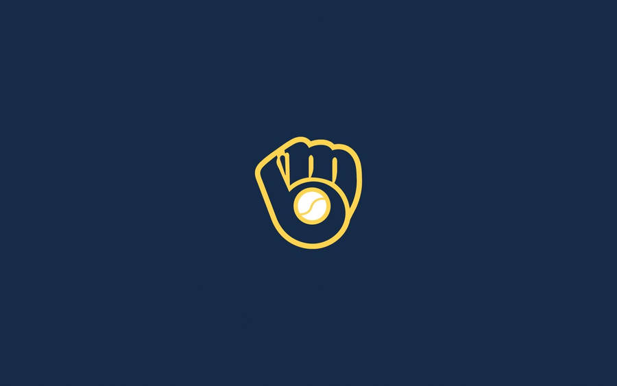 Minimalist Milwaukee Brewers Wallpaper