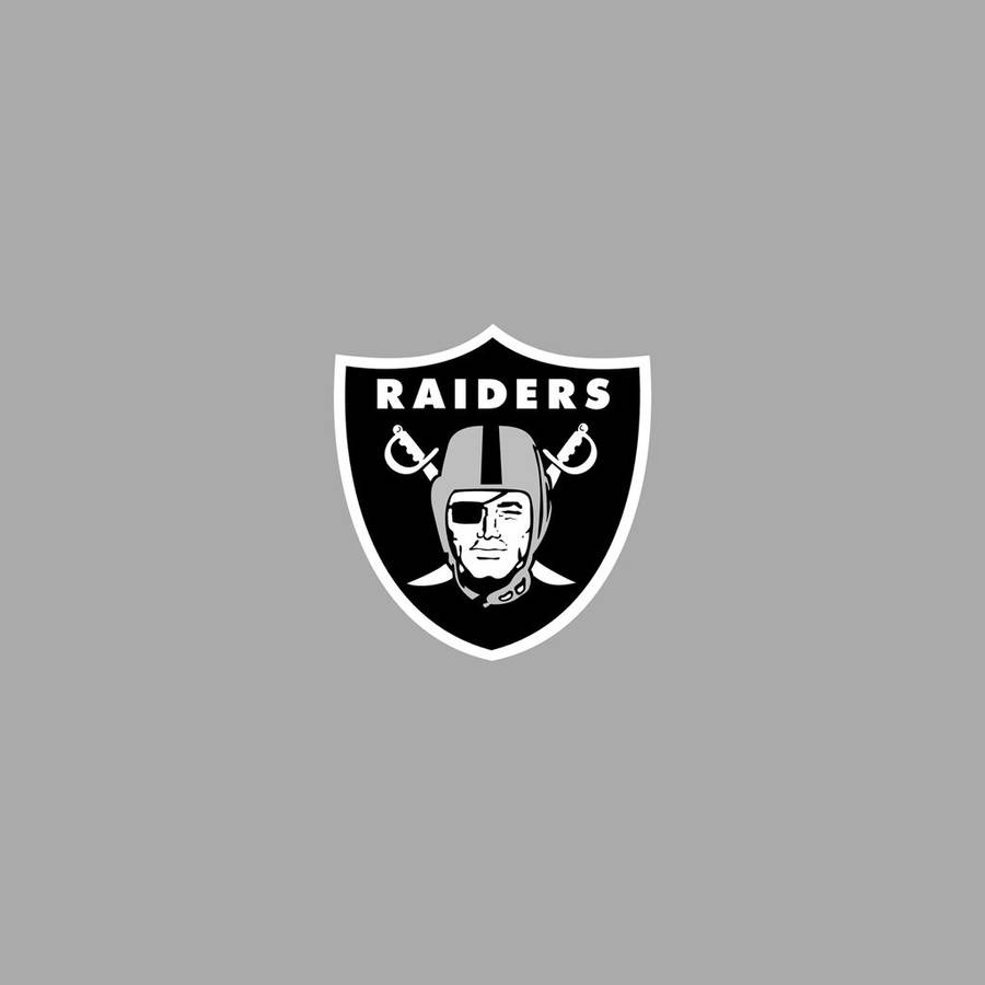 Minimalist Oakland Raiders Team Logo Wallpaper