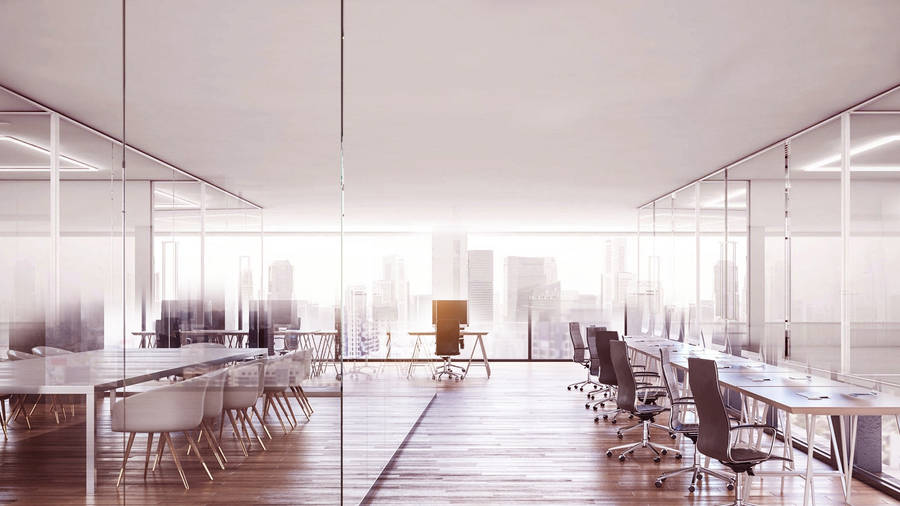 Minimalist Office Design Wallpaper