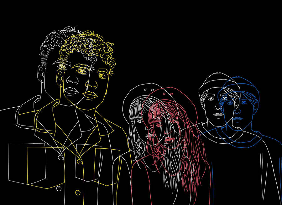 Minimalist Paramore Fanart Wallpaper