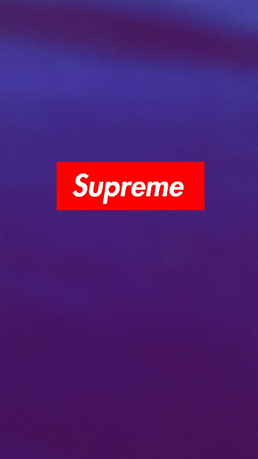 Minimalist Purple Supreme Wallpaper