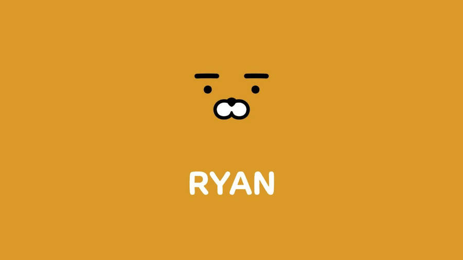 Minimalist Ryan Kakao Friends Wallpaper