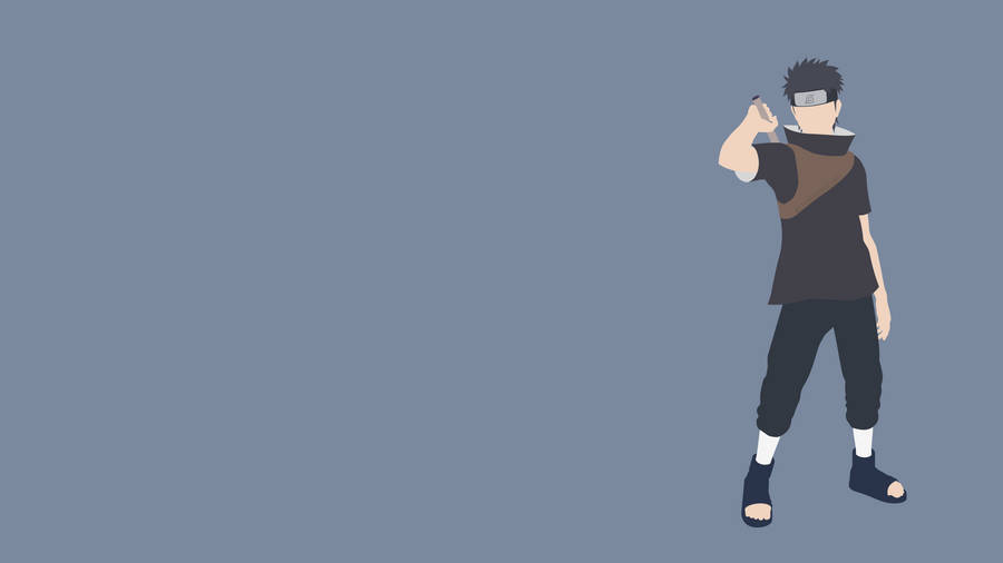 Minimalist Shisui Uchiha Art Wallpaper