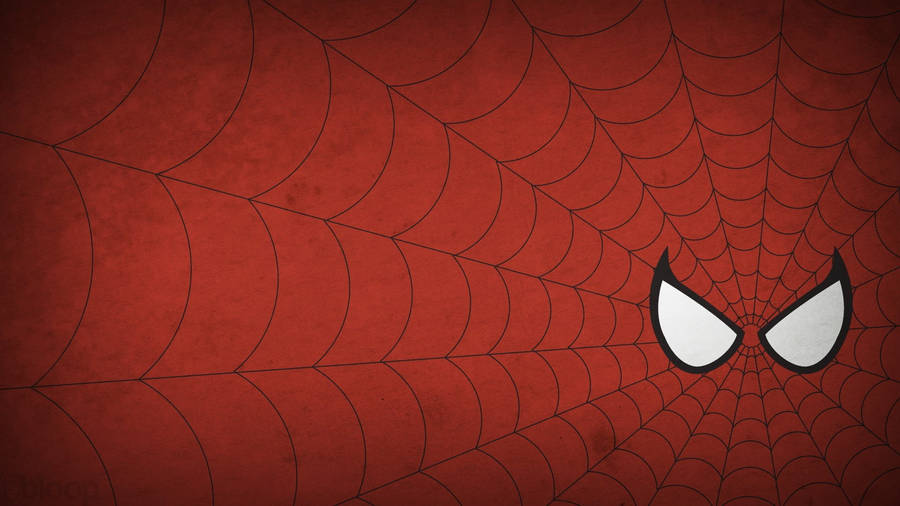 Minimalist Spider-man Background Design Wallpaper