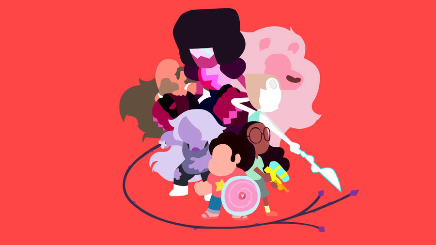 Minimalist Steven Universe Ipad Wallpaper