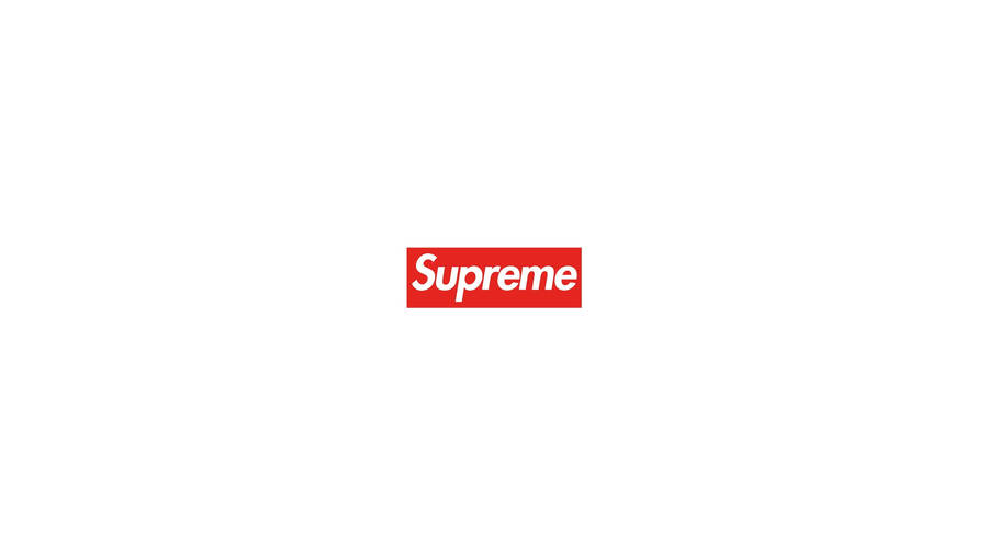 Minimalist Supreme Laptop Wallpaper