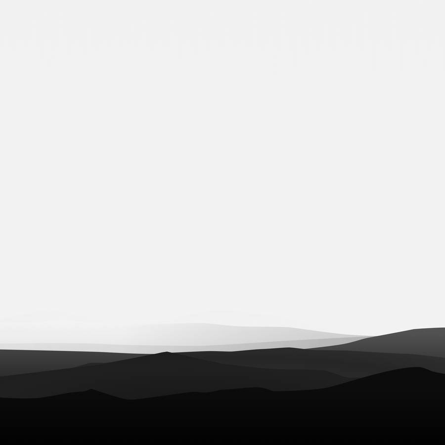 Minimalist Tablet Black And White Sea Wallpaper