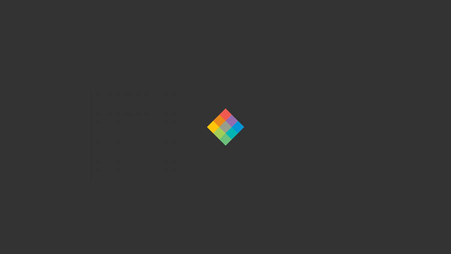 Minimalist Tablet Colorful Cube Wallpaper