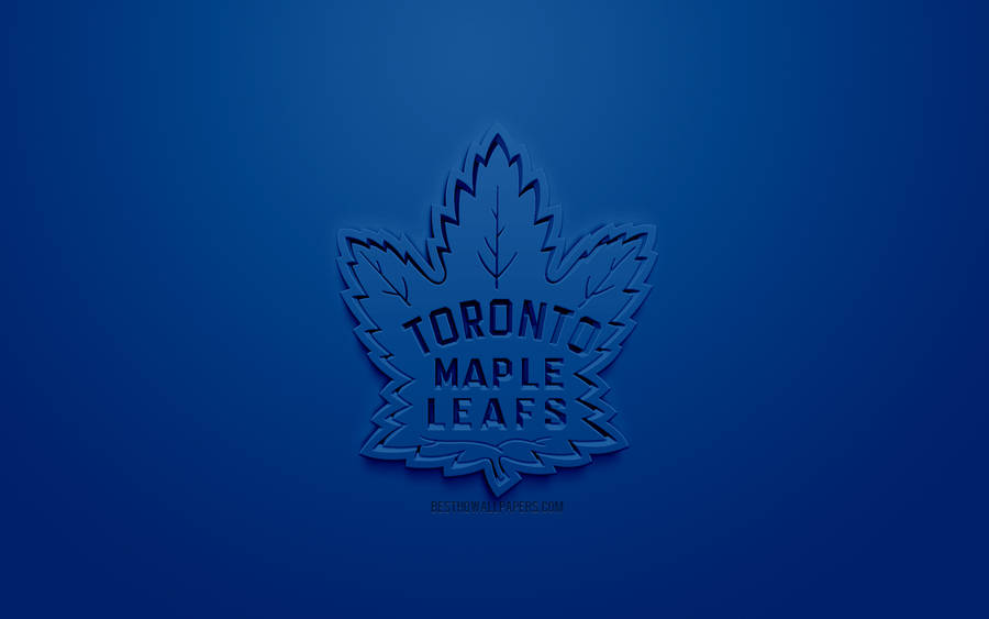 Minimalist Toronto Maple Leafs Logo Wallpaper