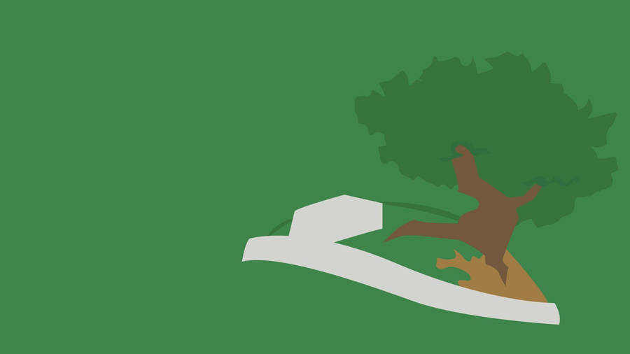 Minimalist Torterra Shell Wallpaper