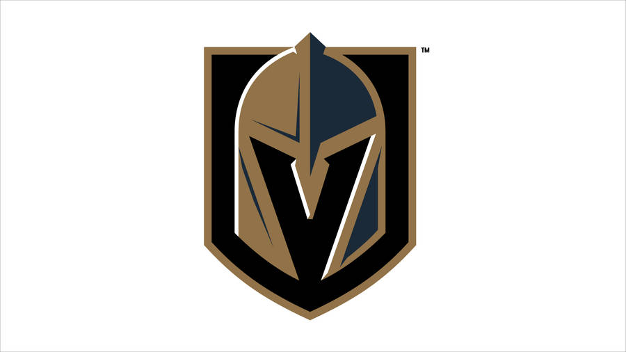 Minimalist Vegas Golden Knights Symbol Wallpaper