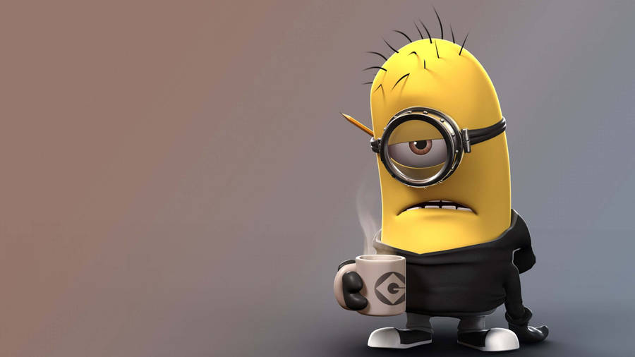 Minion Coffee Despicable Me 3 Wallpaper