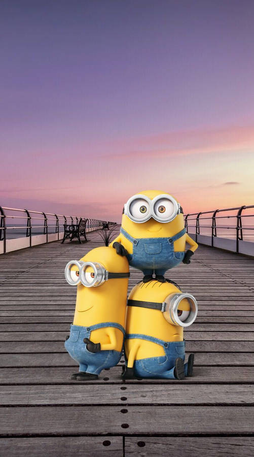Minion Phone Sunset Wallpaper