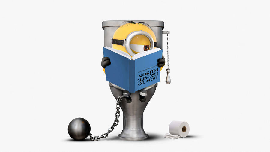 Minion Reading Book Despicable Me 3 Wallpaper