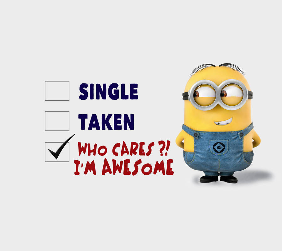 Minion Single Or Taken Wallpaper