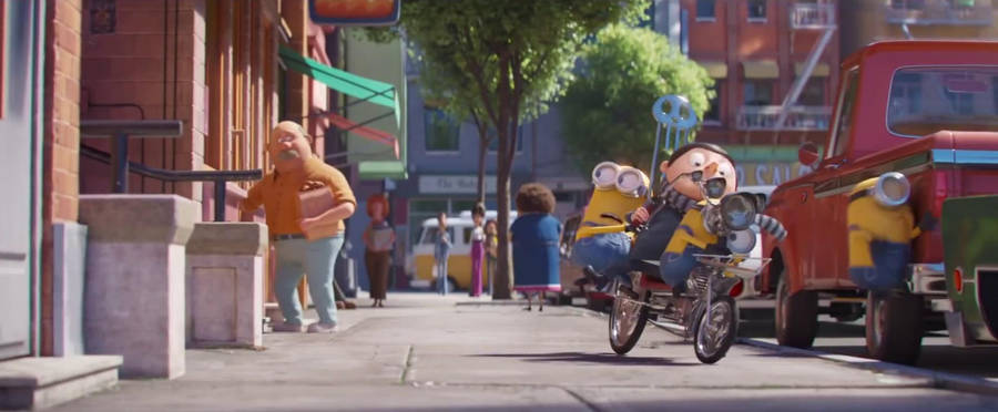 Minions The Rise Of Gru Bicycle Wallpaper