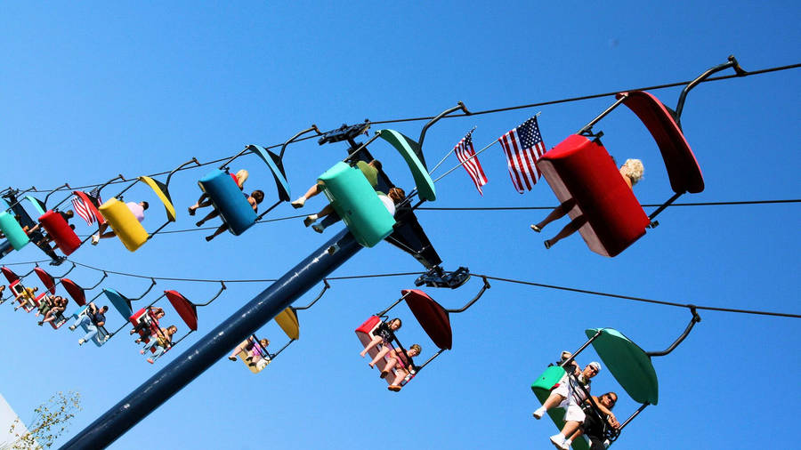 Minnesota State Fair Sky Cable Ride Wallpaper