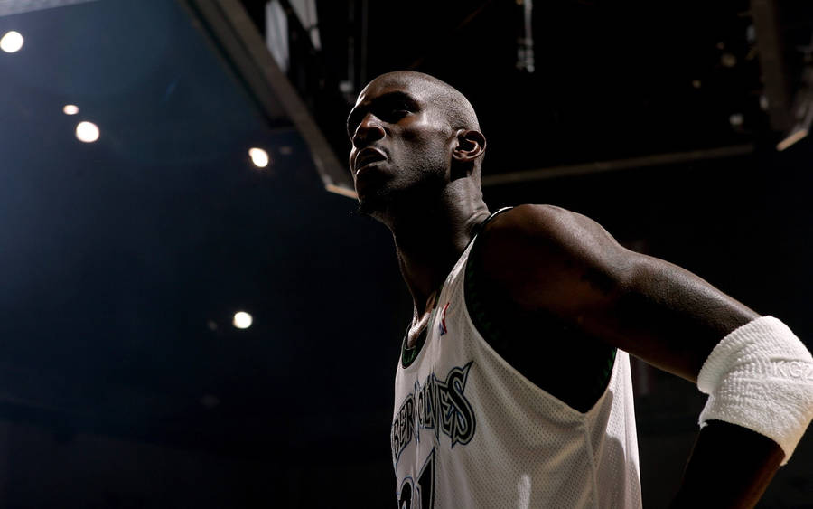 Minnesota Timberwolves Kevin Garnett Close-up Wallpaper