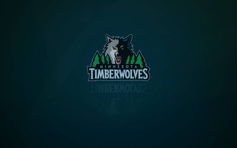 Minnesota Timberwolves Logo In Digital Wallpaper