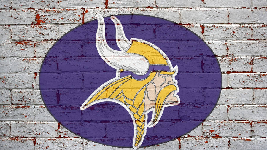 Minnesota Vikings Brick Wall Hd Wallpaper