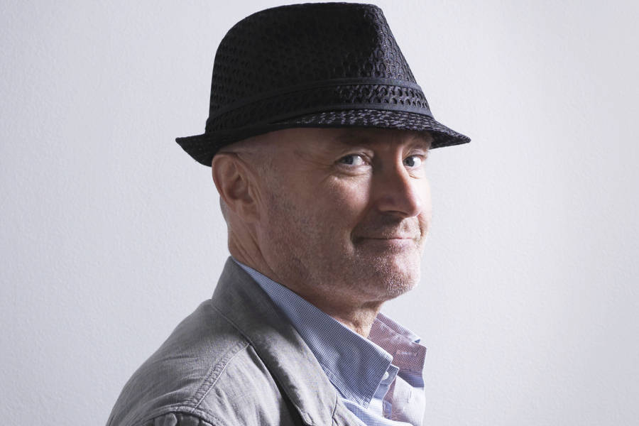 Mischievous Phil Collins Staring Wallpaper