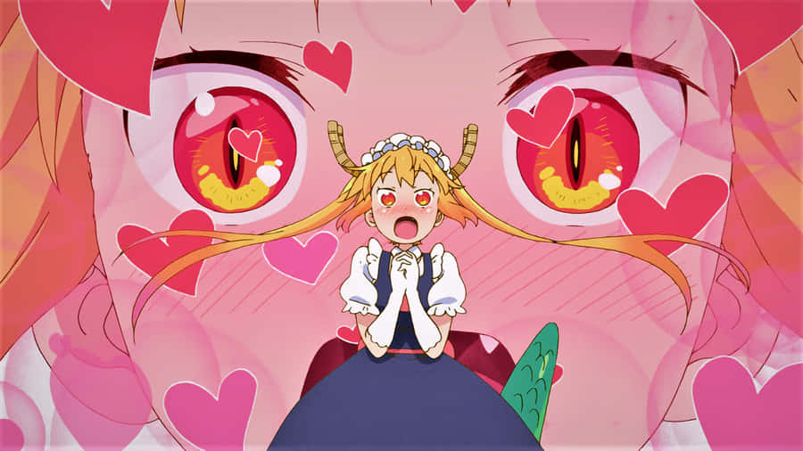 Miss Kobayashi's Dragon Maid Lives A Magical Life Wallpaper