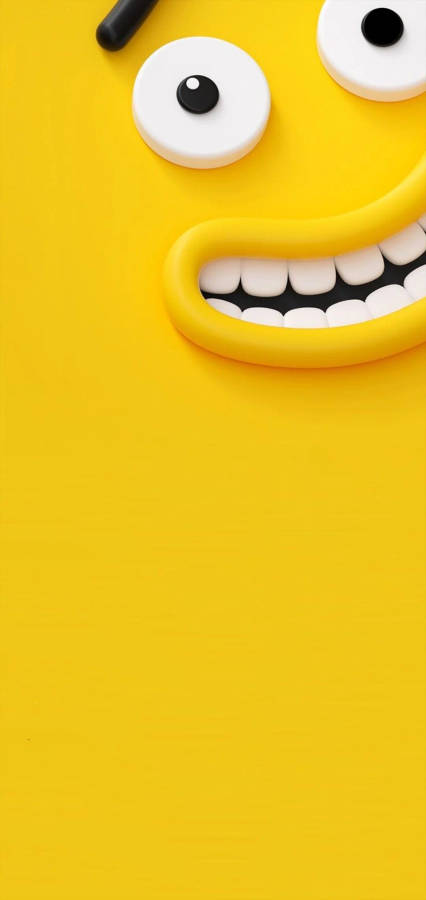 Mister Joe Yellow Punch Hole Wallpaper