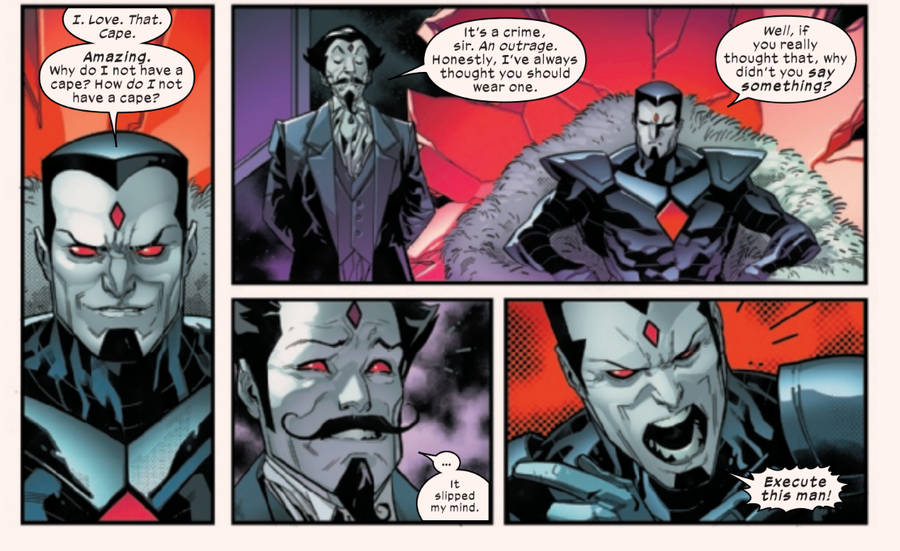 Mister Sinister Comic Panel Wallpaper