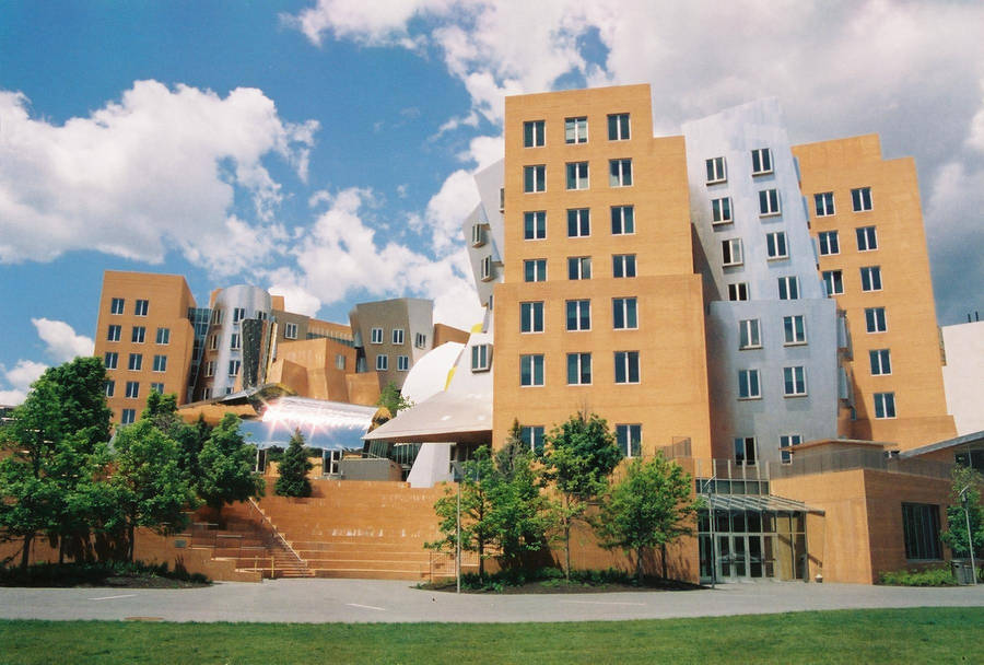 Mit Csail Laboratory Under Blue Sky Wallpaper