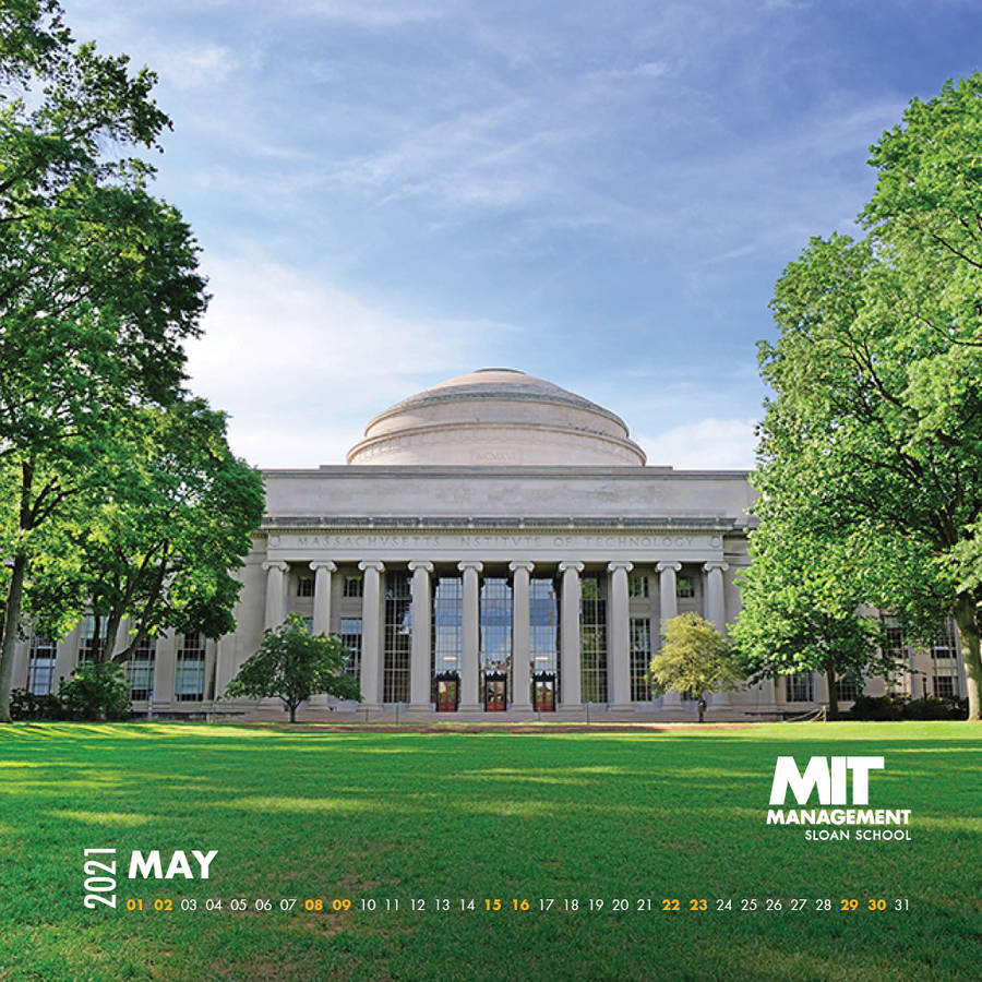 Mit Sloan Calendar Of May 2021 Wallpaper