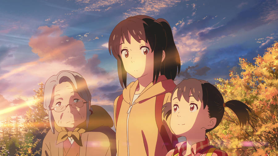 Mitsuha Family Your Name Anime 2016 Wallpaper