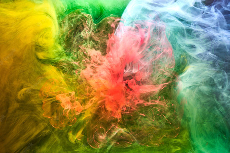 Mix Color Smoke Wallpaper