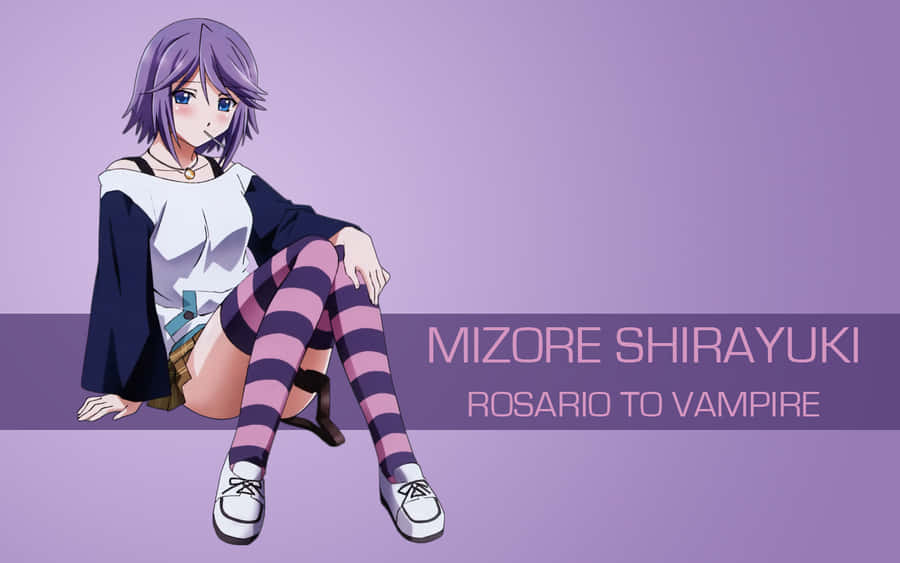 Mizore Shira Uk Rosado To Vampire Wallpaper