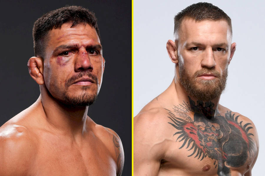 Mma Superstars Rafael Dos Anjos And Conor Mcgregor Wallpaper