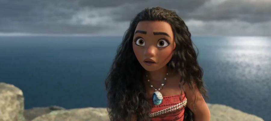 Moana Wide Eyes Wallpaper