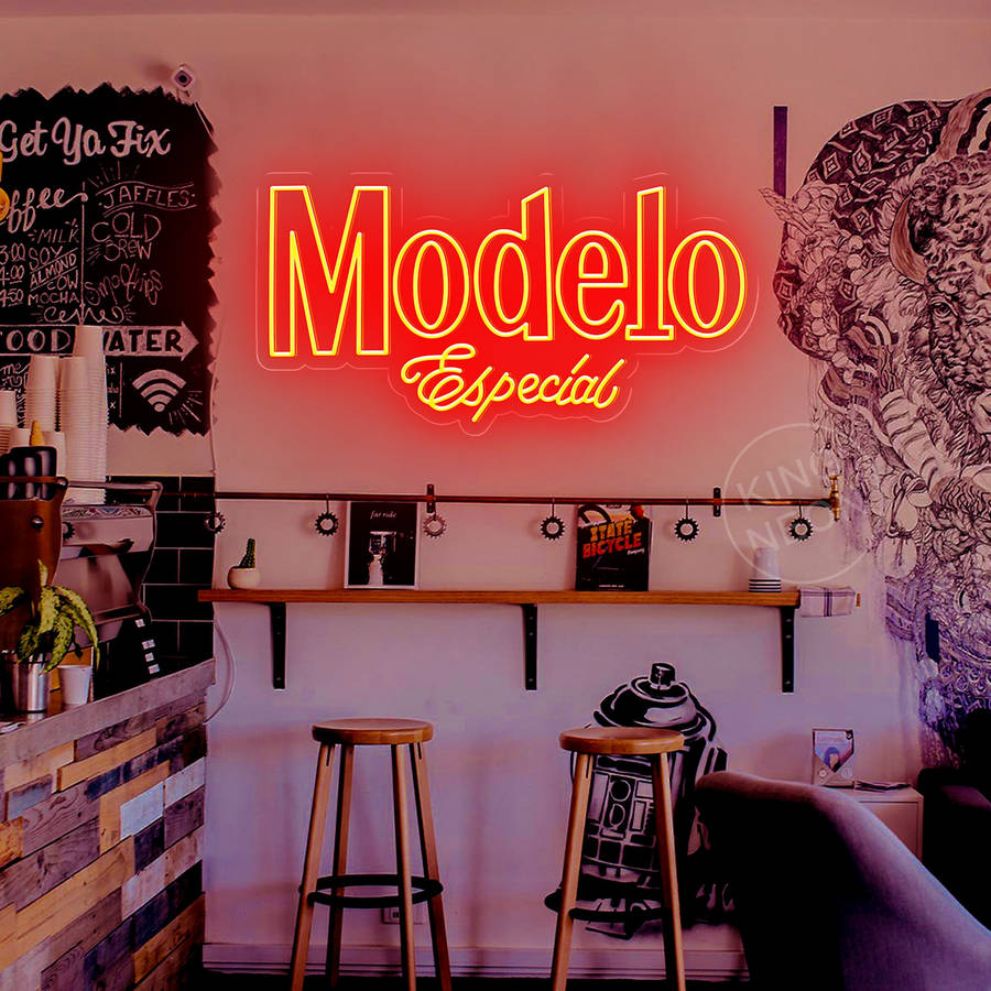 Modelo Especial Neon Sign Wallpaper