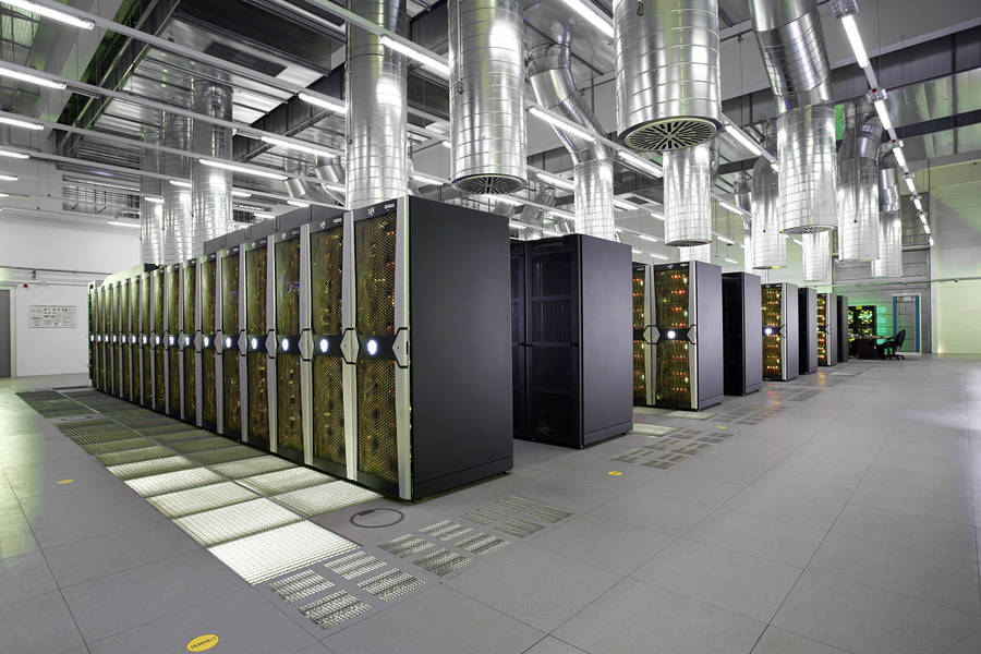 Modern Data Center Infrastructure Wallpaper