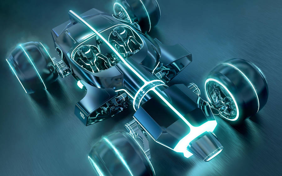 Modern Engineering Innovation - Glowing Go-kart In Hd Wallpaper