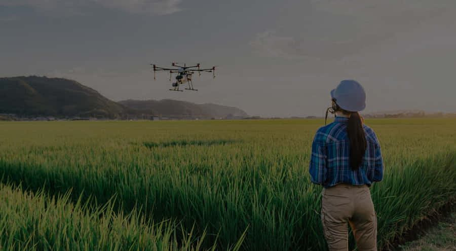 Modern Farming Drone Technology.jpg Wallpaper