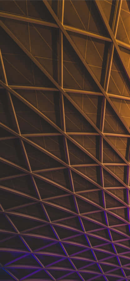 Modern Iphone King's Cross Station Ceiling Wallpaper