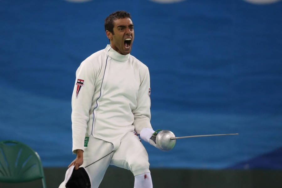 Modern Pentathlon Fencing Athlete Wallpaper