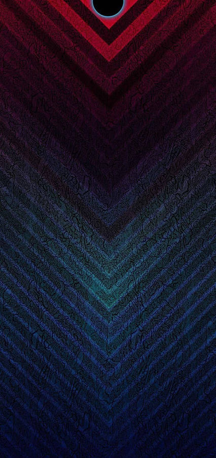 Modern Spectrum Displayed On Water Drop Notch Wallpaper